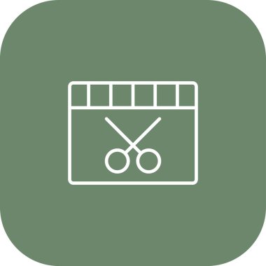 Takvim simgesi vektör illüstrasyonu