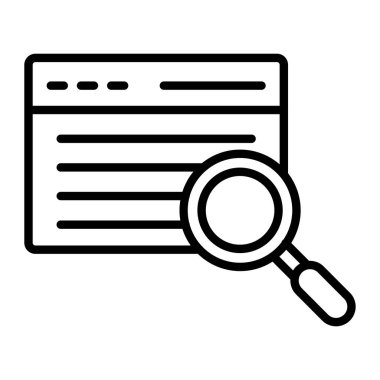 Büyütme cam ikon vektörü. Şeffaf arkaplanda izole edilmiş büyüteç işareti