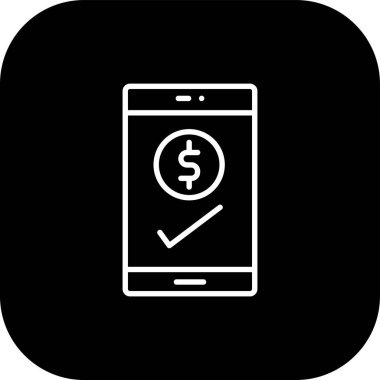 Dolar vektör sembolü düz simge