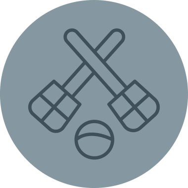 beysbol yarasa simgesi vektör illüstrasyonu