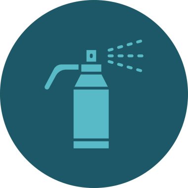 Sprey kutu ikonu. Web için sprey kutu ikonlarının özet çizimi