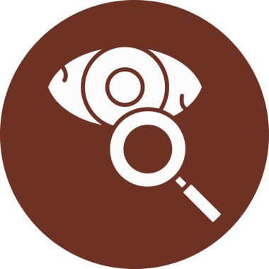 Büyüteci olan bir adamın vektör çizimi