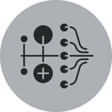 Modern bir simgenin vektör illüstrasyonu