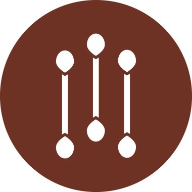 Tahta bir masanın vektör illüstrasyonu