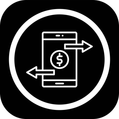 Vektör Mobil simge illüstrasyonu