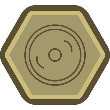 Altın paranın vektör illüstrasyonu