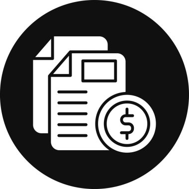 Dolar simgesi vektör illüstrasyonu