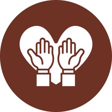 kalp simgesi, illüstrasyon, vektör tasarımı