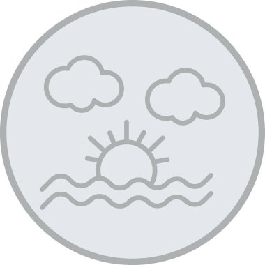 Hava simgesinin vektör illüstrasyonu