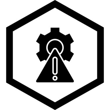 Modern b 'nin vektör illüstrasyonu vites simgesinden yoksun