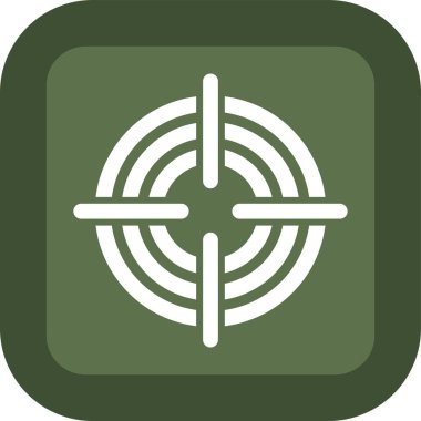 vektör hedef simgesi illüstrasyonu