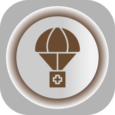 Benzersiz hava balonu vektör simgesi