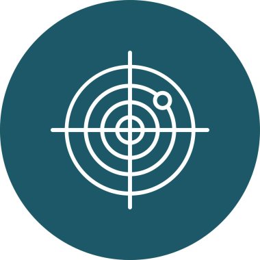 hedef simge vektör illüstrasyonu