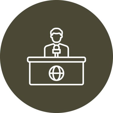 İş ve finans simgesinin vektör illüstrasyonu