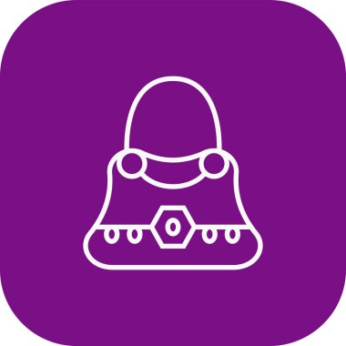 Bir gaz simgesinin vektör illüstrasyonu