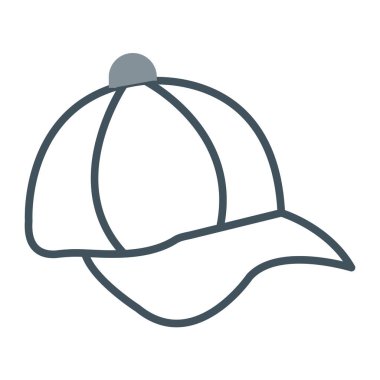 Şapka ikonu. vektör illüstrasyonu