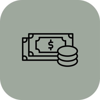 Vektör Doları simge tasarlamak