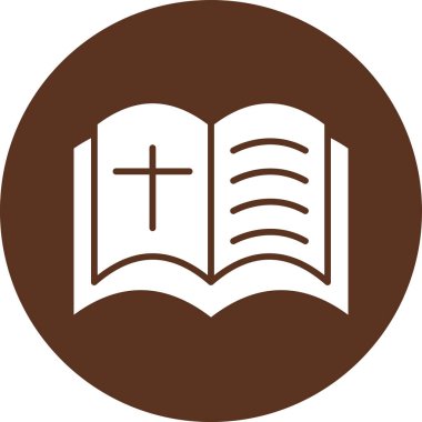 İncil. Web simgesi basit illüstrasyon