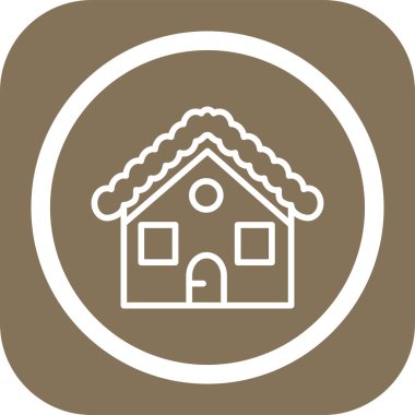 Ev simgesi, vektör illüstrasyonu