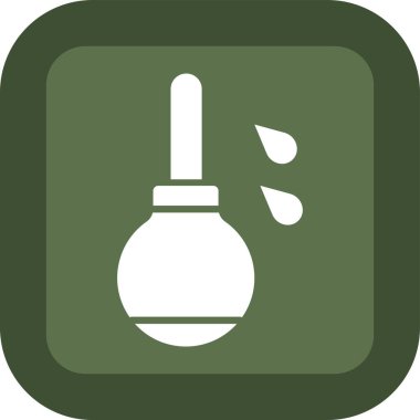 Şişe. Web simgesi basit illüstrasyon