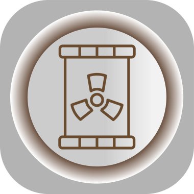 Benzersiz dinamit vektör çizgisi simgesi