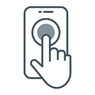 Smartphone Simgesi, vektör illüstrasyonu