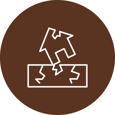 Bir ev simgesinin vektör illüstrasyonu