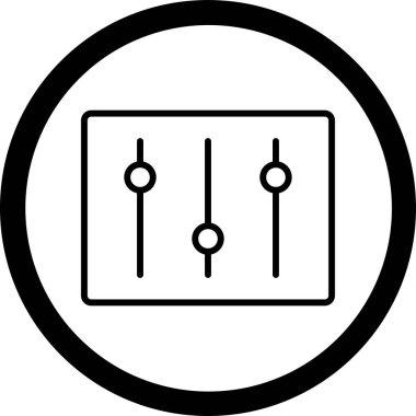 güç simgesi vektör illüstrasyonu