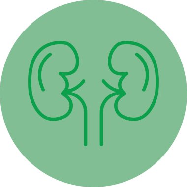 İnsan kulak simgesinin vektör illüstrasyonu