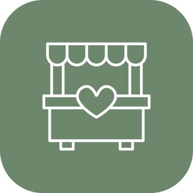 kanepe ikonu vektör illüstrasyonu