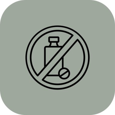 Modern b 'nin vektör çizimi gaz için simge unsurundan yoksun