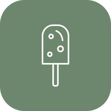 dondurma ikonu vektör illüstrasyonu