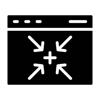 seo modern simgesinin vektör illüstrasyonu