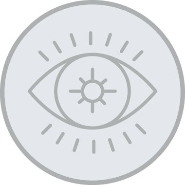 Göz simgesi vektör illüstrasyonu