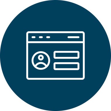 Kolayca düzenleyebilen veya düzenleyebilen Tarayıcı Vektörü simgesi