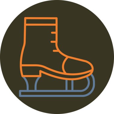 Bir çift ayakkabının vektör çizimi