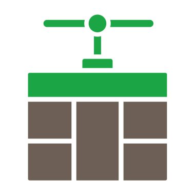 Taşıyıcı vektör düz simge