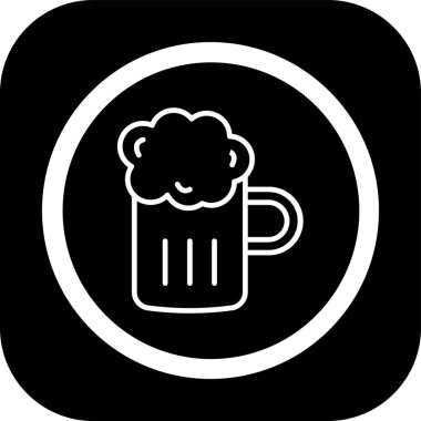bira ikonu vektör illüstrasyonu