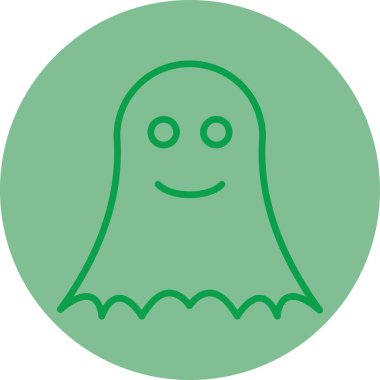 Hayalet. Web simgesi basit tasarım