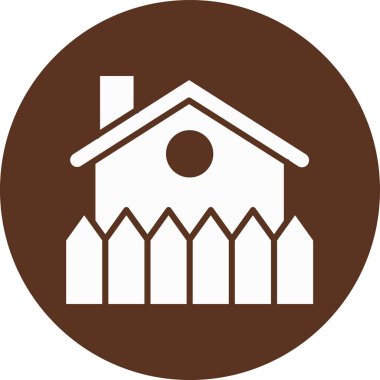 Ev. Web simgesi vektör illüstrasyonu