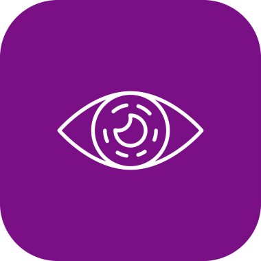 Göz simgesi vektör illüstrasyonu