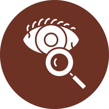 Bir büyüteçin vektör çizimi