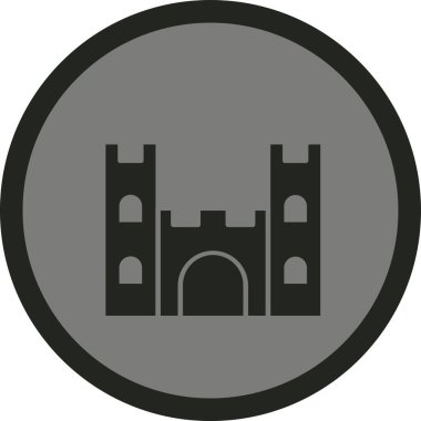 Modern b 'nin vektör çizimi köprü simgesinden yoksun