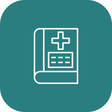 vektör hastane simgesi illüstrasyonu