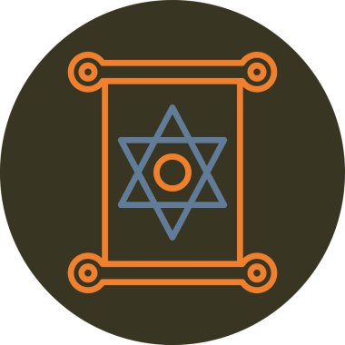 Bir yıldızın vektör illüstrasyonu