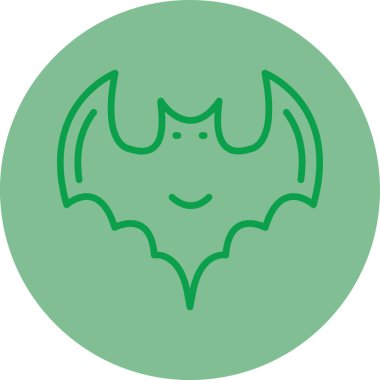 Benzersiz yarasa vektör simgesi