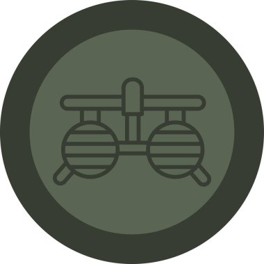 Askeri rozet. Basit tasarım