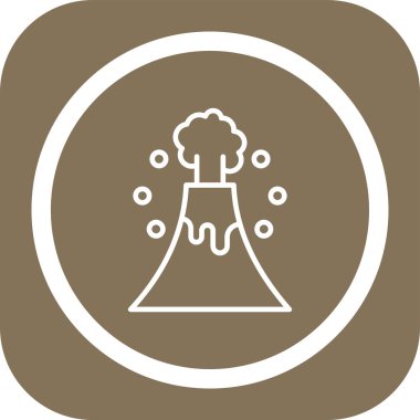 Bir ateş simgesinin vektör illüstrasyonu