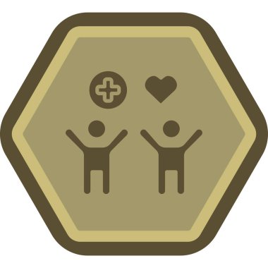 Moda Biçimli İnsanlar Simgesi İzole Arkaplan