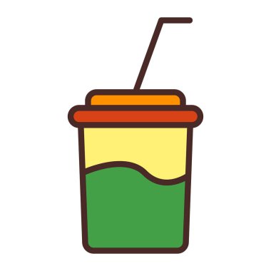 içki ikonu vektör illüstrasyonu